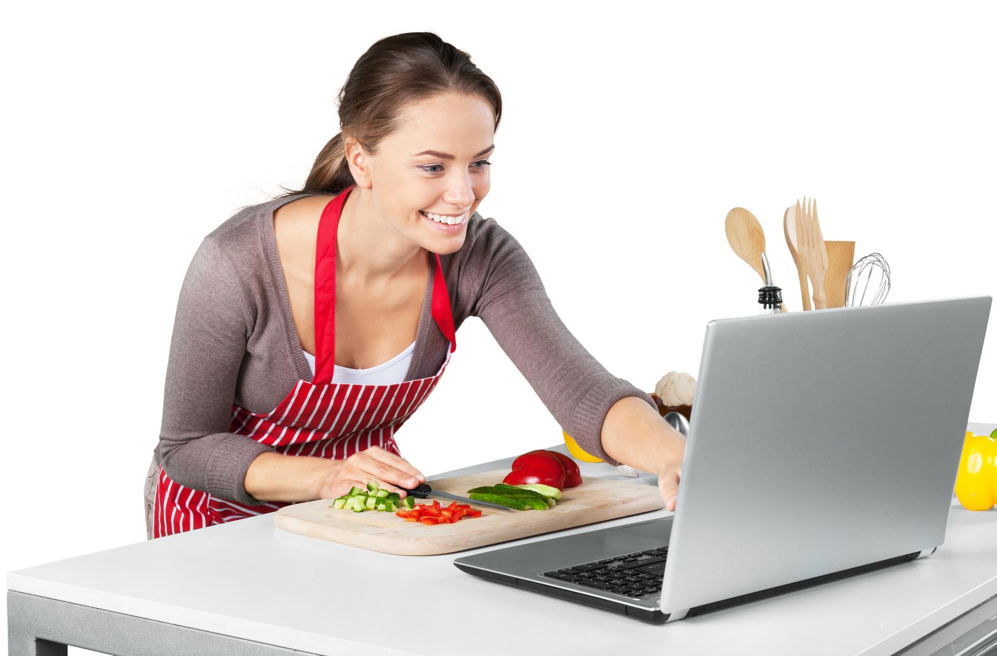 Studente al laptop durante lezione online